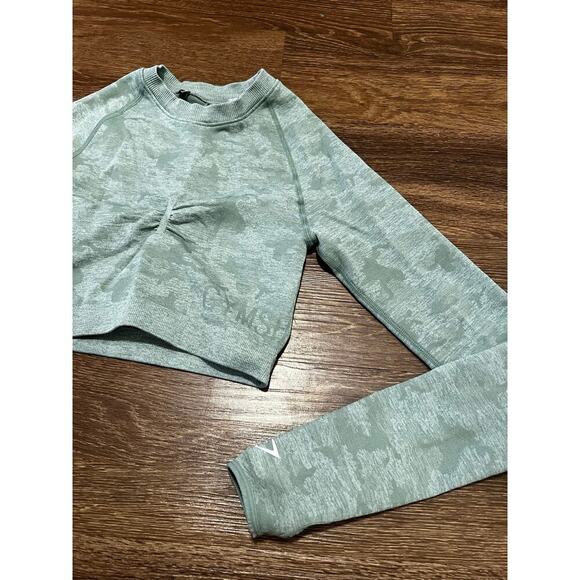 gymshark camo long sleeve top - Picture 3 of 7